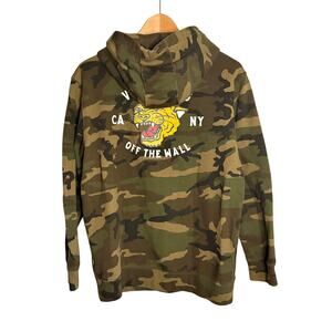 Vans Camouflage Hoody Sweatshirt Boys XL Off the Wall